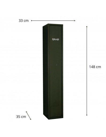 Caja fuerte INFAC SENTINEL SD7 con medidas