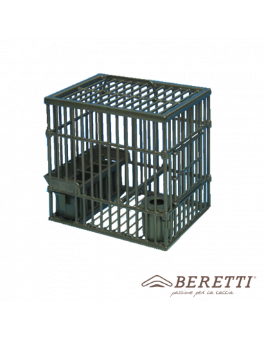 Small cage with side opening for small birds