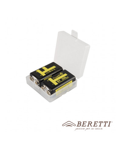 Kit with 2 9V lithium batteries