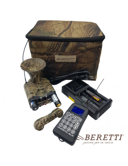 Riproduttore di canti F60 Beretti in kit con sacca mimetica Riproduttore di canti F60 Beretti in kit con sacca mimetica