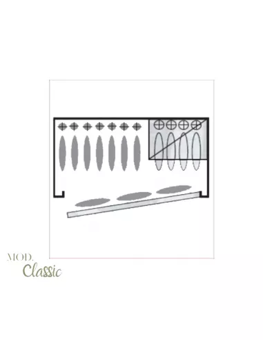 Caja fuerte clásica CLT14 para rifles