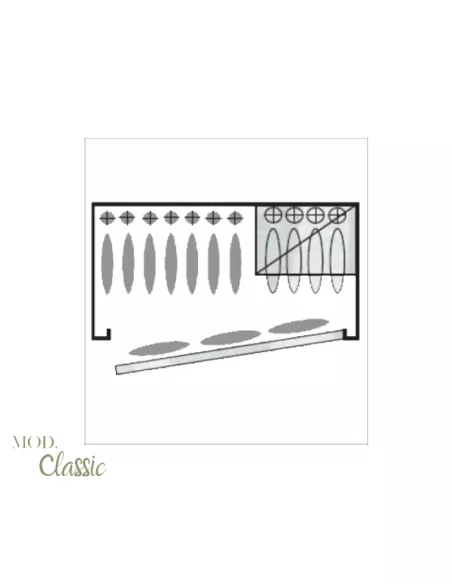 Caja fuerte clásica CLT14 para rifles