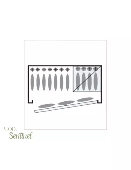 Disposición segura para rifles INFAC SENTINEL SD14