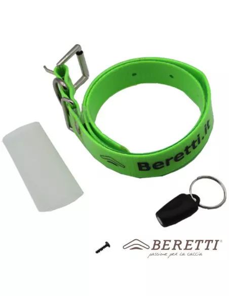 Collar verde para localizador Scolopax, tornillo, funda, imán