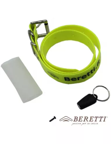Collar amarillo para localizador Scolopax, tornillo, funda, imán