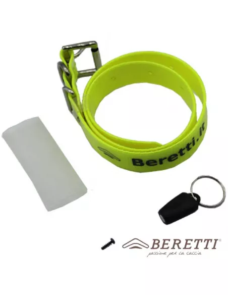 Collar amarillo para localizador Scolopax, tornillo, funda, imán