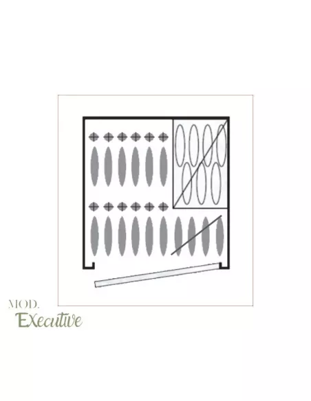 CASSAFORTE EXECUTIVE CLTT23 disposizione fucili CASSAFORTE EXECUTIVE CLTT23 disposizione fucili