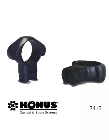 Monturas Konus Alto – Ø1″ - 25,4 mm - Calibre .22 - Armas de aire comprimido