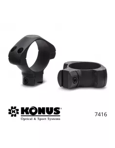 Anelli di montaggio medi Konus – Ø1″ – 25.4MM - slitte Calibro 22. e Airguns