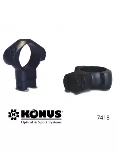 ATTACCO 7418 ALTO PER SLITTE CALIBRO 22. E AIRGUNS Ø 30MM