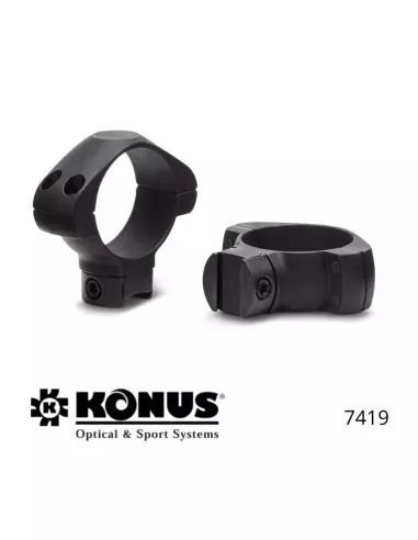 Anillas de montaje Konus Medium – 30 mm - Rieles y carabinas de aire comprimido de calibre .22