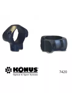 Anelli di montaggio bassi Konus – 30MM - slitte Calibro 22. e Airguns