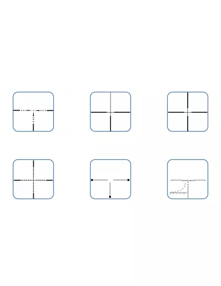 Reticoli Visore termico Konus FIERY-RF Reticoli Visore termico Konus FIERY-RF