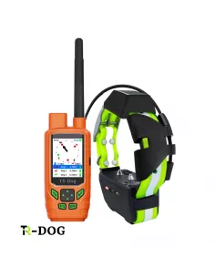 TR-dog® Houndmate 100/R50 Collare GPS giallo + Palmare Arancione