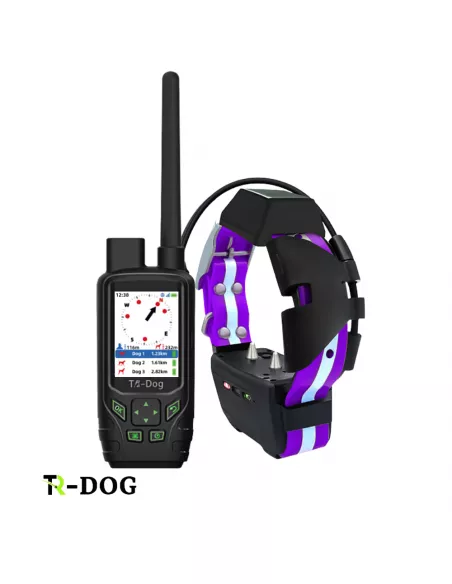 Ошейник TR-dog® Houndmate 100/R50 GPS Viona + портативный пульт дистанционного управления, черный.
