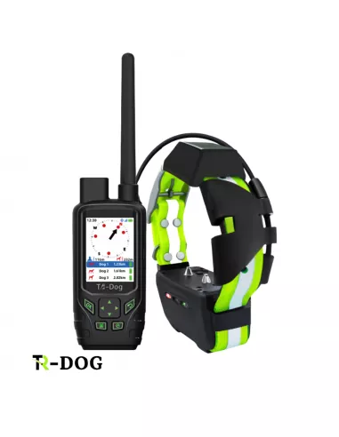 TR-dog® Houndmate 100/R50 Collare GPS verde + Palmare Nero
