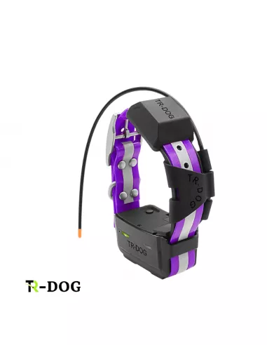 Ошейник TR-dog® Q512 R60 с GPS-трекером фиолетового цвета