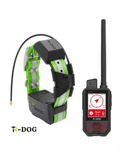 Ошейник TR-dog® Q512 R60 с GPS-навигатором зеленого цвета + портативное устройство