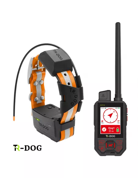 TR-dog® Q512 R60 Collare GPS arancione + Palmare