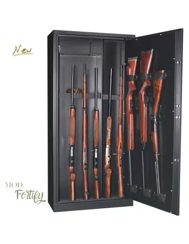 Caja fuerte Fortify DELTA 15 abierta con rifles