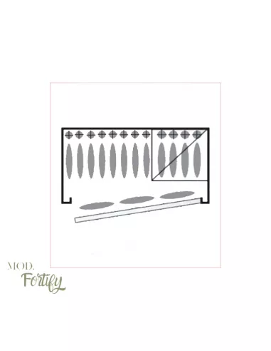 Cassaforte Fortify DELTA 15 disposizione fucili