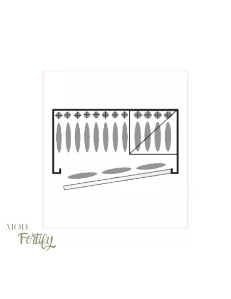Diseño de la caja fuerte para rifles Fortify DELTA 15
