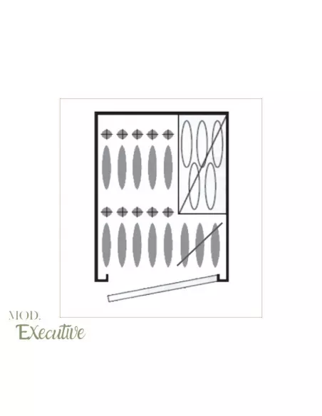 CASSAFORTE EXECUTIVE CLTT18 disposizione fucili CASSAFORTE EXECUTIVE CLTT18 disposizione fucili