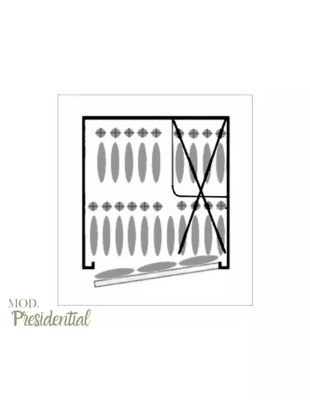 CASSAFORTE EXECUTIVE CLTT23 disposizione fucili CASSAFORTE EXECUTIVE CLTT23 disposizione fucili