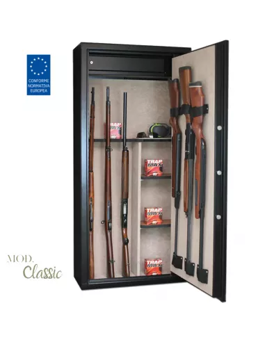 Caja fuerte clásica CLT14 abierta