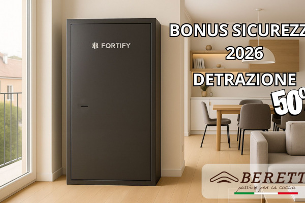 Bonus Sicurezza 2026: risparmia il 50% sulla tua nuova cassaforte!